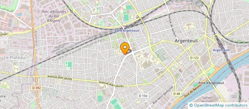 localisation de l'entreprise MONSIEUR PAUL ZOALANG  ARGENTEUIL