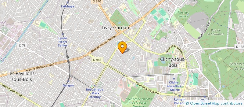 localisation de l'entreprise MONSIEUR PAUL ZRIBI  LIVRY-GARGAN