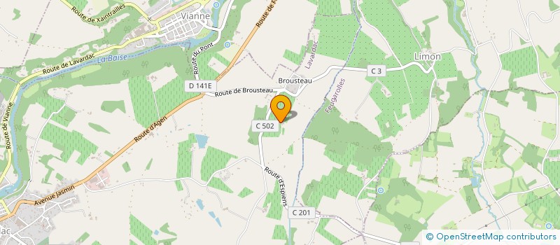 localisation de l'entreprise MONSIEUR PAUL ZUBELDIA  MONTGAILLARD-EN-ALBRET