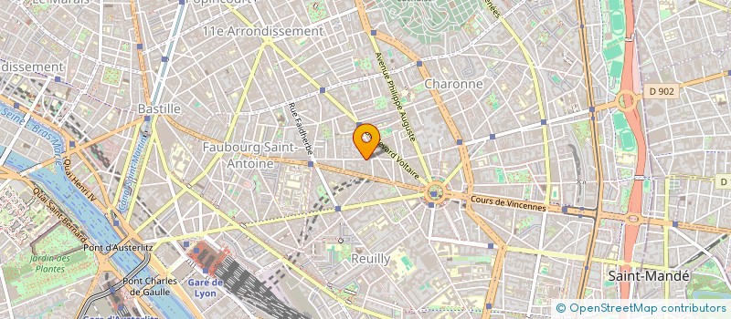 localisation de l'entreprise MONSIEUR PAULE STEVANOVIC à PARIS