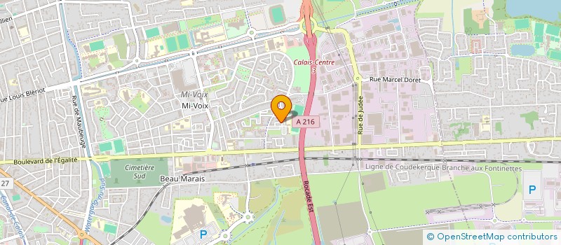 localisation de l'entreprise MONSIEUR PAULEID HADERBACHE  CALAIS