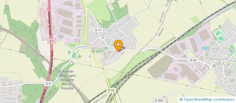 localisation de l'entreprise MONSIEUR PAULERIK NZALABAKA  VEMARS