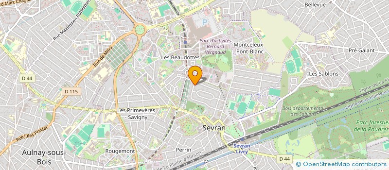 localisation de l'entreprise MONSIEUR PAULIN ATANGANA à SEVRAN