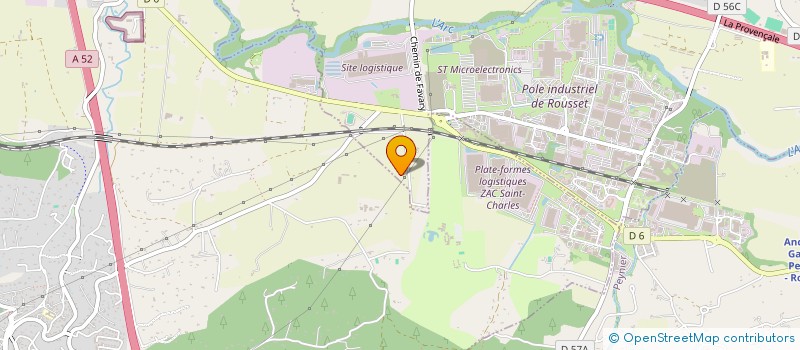 localisation de l'entreprise MONSIEUR PAULIN BAUDE  ROUSSET