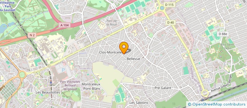 localisation de l'entreprise MONSIEUR PAULIN BOLUMBU  VILLEPINTE