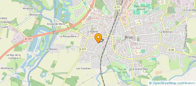 localisation de l'entreprise MONSIEUR PAULIN BOUDAILLIEZ  BRUZ