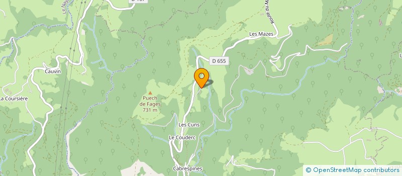 localisation de l'entreprise MONSIEUR PAULIN BREGOU  COUBISOU