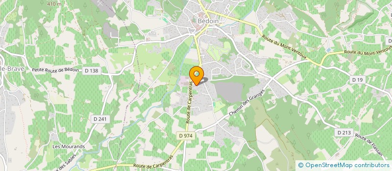 localisation de l'entreprise MONSIEUR PAULIN CALAMEL à BEDOIN