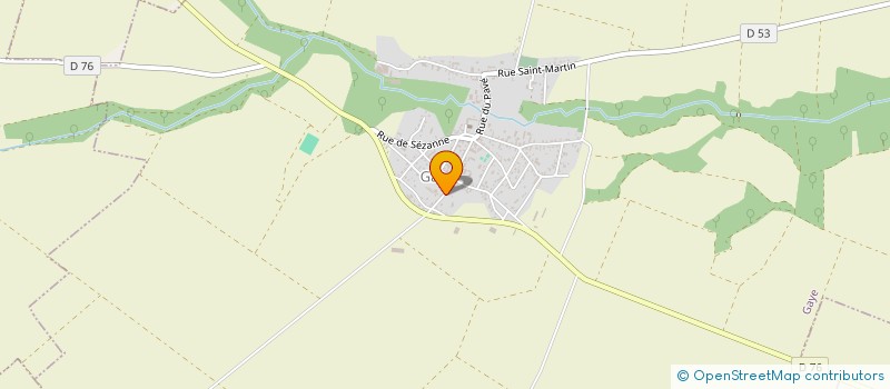 localisation de l'entreprise MONSIEUR PAULIN CODRON  GAYE