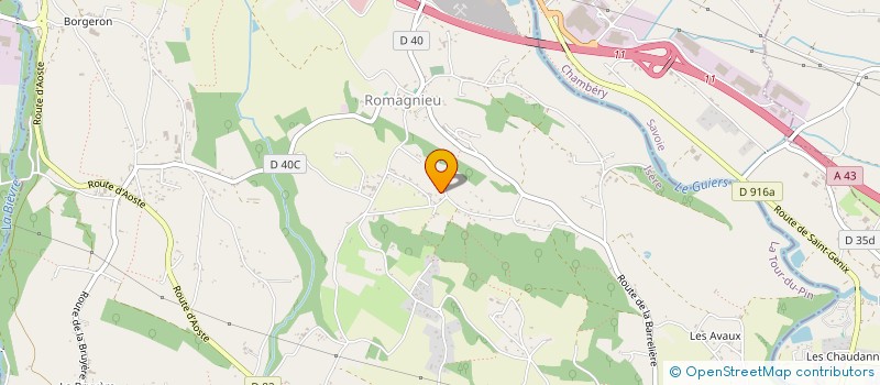 localisation de l'entreprise MONSIEUR PAULIN COMTE-FLORET  ROMAGNIEU