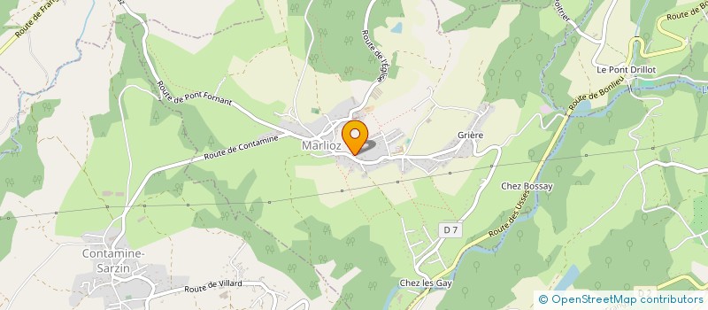 localisation de l'entreprise MONSIEUR PAULIN DEMANOU  MARLIOZ