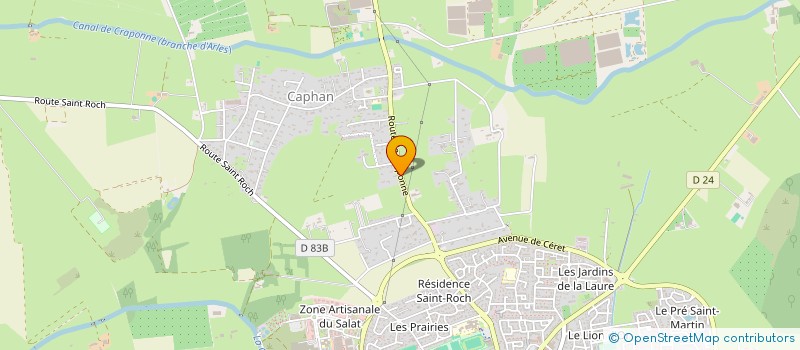 localisation de l'entreprise MONSIEUR PAULIN DESCAT  SAINT-MARTIN-DE-CRAU