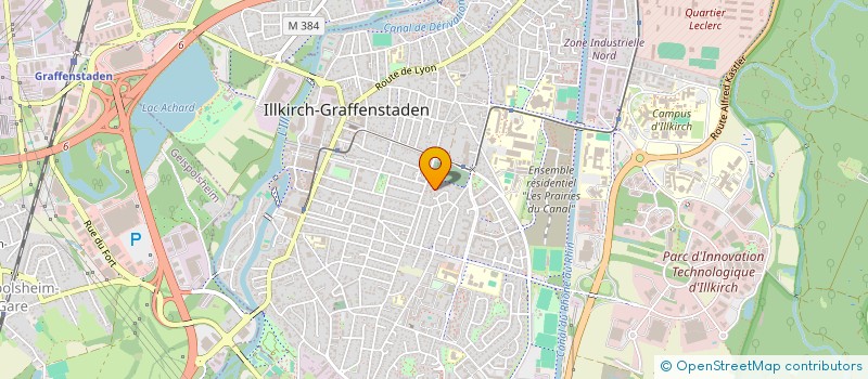 localisation de l'entreprise MONSIEUR PAULIN FAIVRE  ILLKIRCH-GRAFFENSTADEN