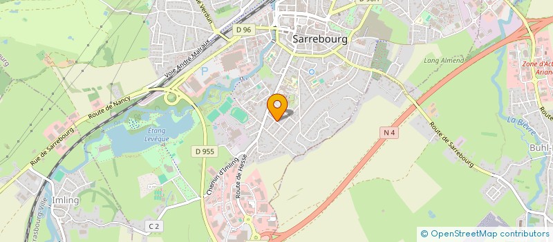 localisation de l'entreprise MONSIEUR PAULIN FERRANDINO  SARREBOURG