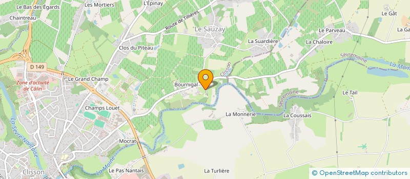 localisation de l'entreprise MONSIEUR PAULIN MARY à CLISSON