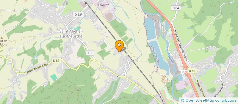 localisation de l'entreprise MONSIEUR PAULIN PEYNOT  SAINT-MICHEL-SUR-MEURTHE