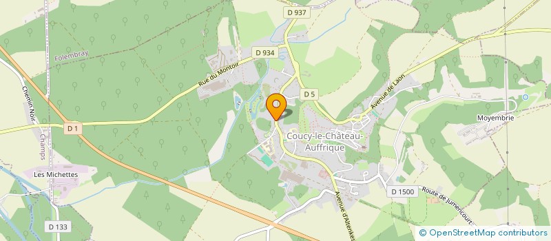 localisation de l'entreprise MONSIEUR PAULIN SMORAG  COUCY-LE-CHATEAU-AUFFRIQUE