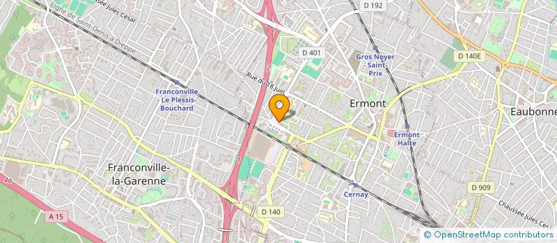 localisation de l'entreprise MONSIEUR PAULIN TCHONANG  ERMONT