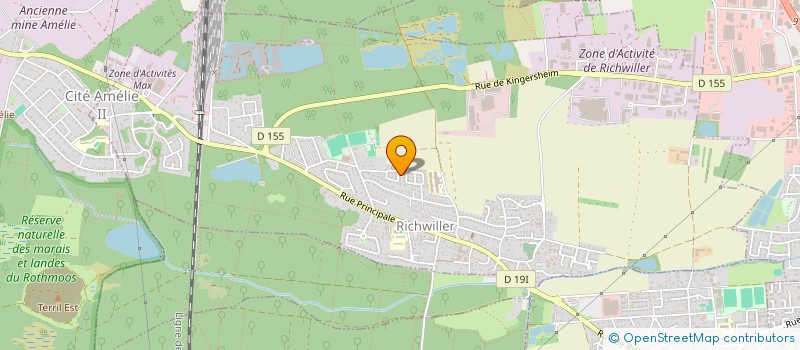 localisation de l'entreprise MONSIEUR PAULIN TIDJOUONG FONOU  RICHWILLER