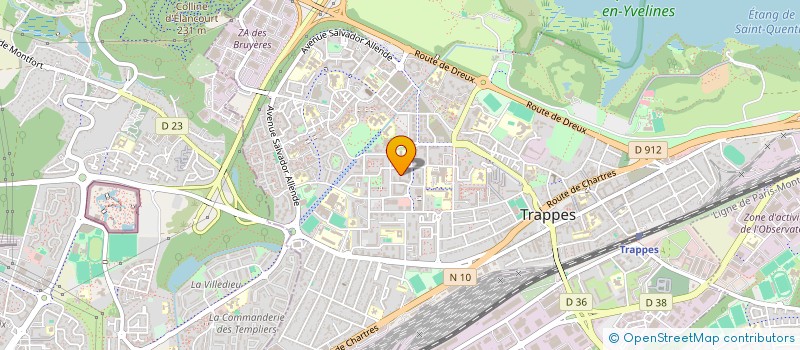 localisation de l'entreprise MONSIEUR PAULIN VALLART  TRAPPES