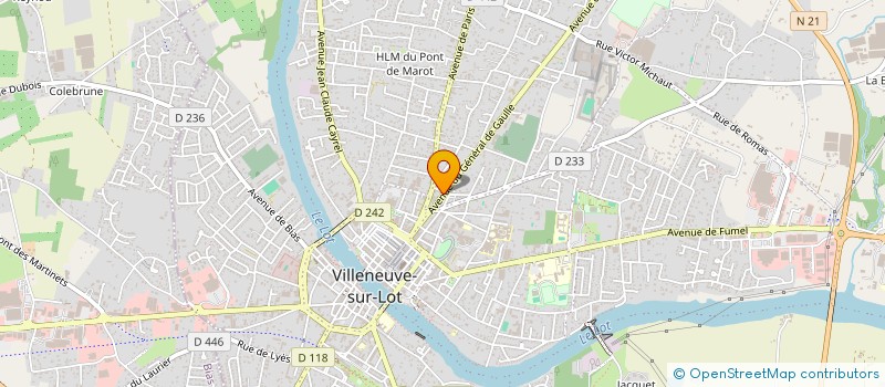 localisation de l'entreprise MONSIEUR PAULIN VAYSSIE  VILLENEUVE-SUR-LOT