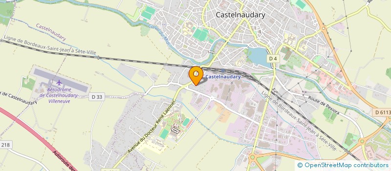 localisation de l'entreprise MONSIEUR PAULIN VEYRIER  CASTELNAUDARY