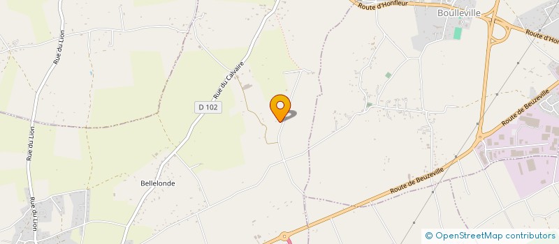 localisation de l'entreprise MONSIEUR PAULINE RUAULT  BEUZEVILLE