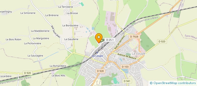 localisation de l'entreprise MONSIEUR PAULINO DA SILVA à LA LOUPE