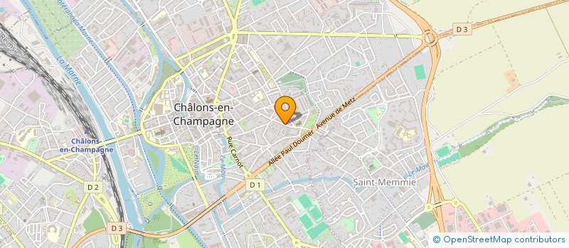 localisation de l'entreprise MONSIEUR PAULINO DA SILVA à CHALONS-EN-CHAMPAGNE