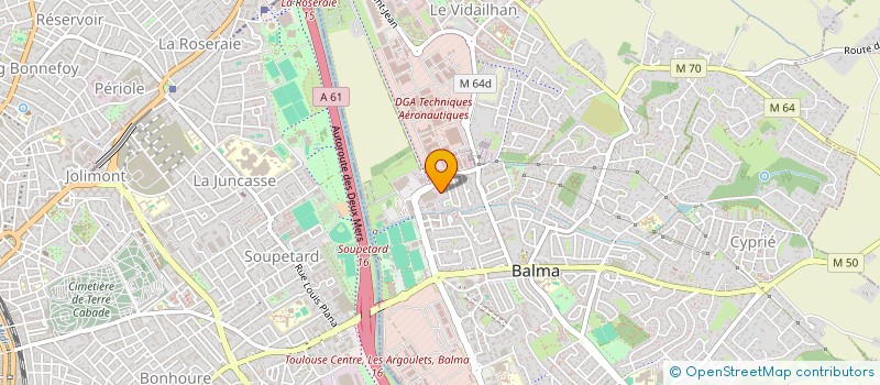 localisation de l'entreprise MONSIEUR PAULINO MORENO à BALMA