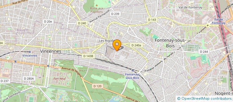 localisation de l'entreprise MONSIEUR PAULINO SANCHEZ à FONTENAY-SOUS-BOIS