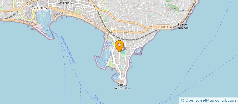 localisation de l'entreprise MONSIEUR PAULIUS DANTAS à CANNES