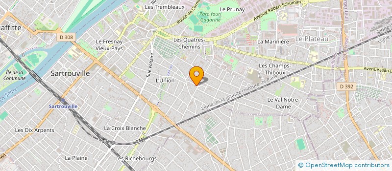 localisation de l'entreprise MONSIEUR PAULO AFONSO RODRIGUES  SARTROUVILLE