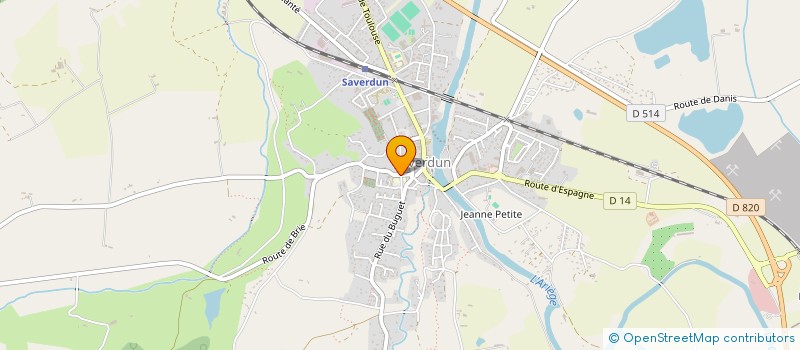 localisation de l'entreprise MONSIEUR PAULO ALCANTARA FONSECA à SAVERDUN