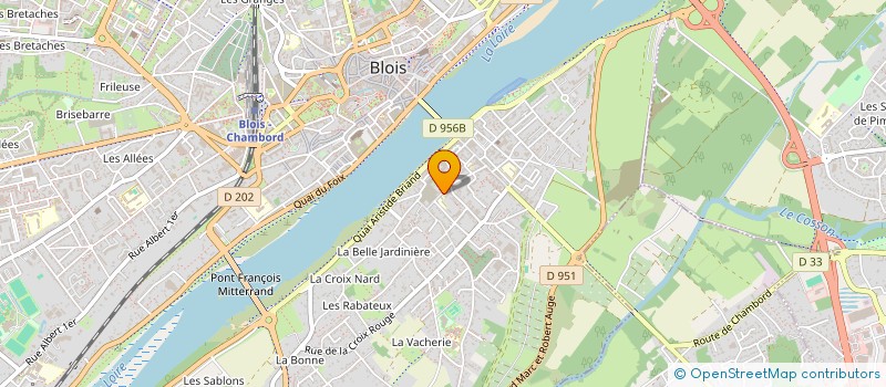 localisation de l'entreprise MONSIEUR PAULO ALVES  BLOIS