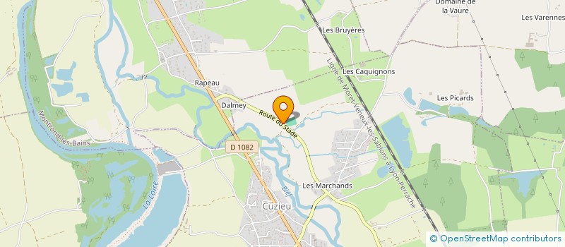 localisation de l'entreprise MONSIEUR PAULO ALVES  CUZIEU