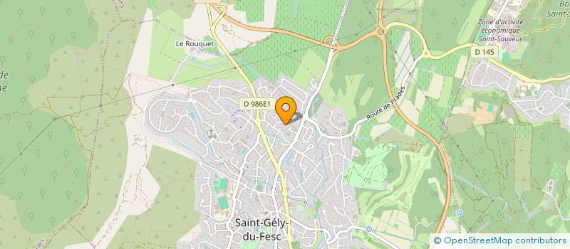 localisation de l'entreprise MONSIEUR PAULO AMADOR MARCELO  SAINT-GELY-DU-FESC