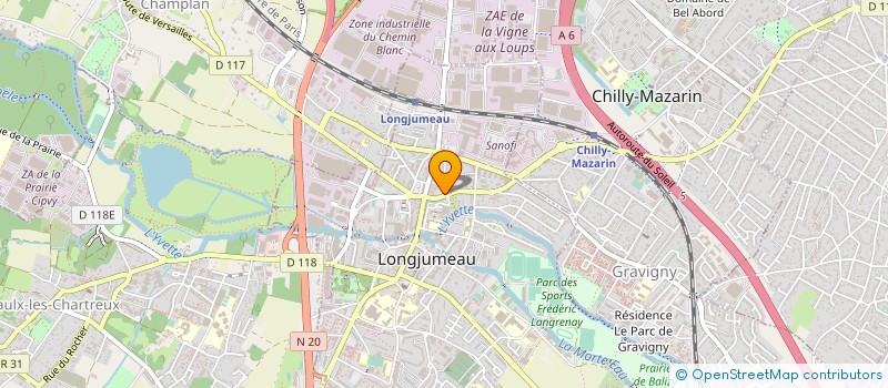 localisation de l'entreprise MONSIEUR PAULO BAPTISTA MARTINS à LONGJUMEAU