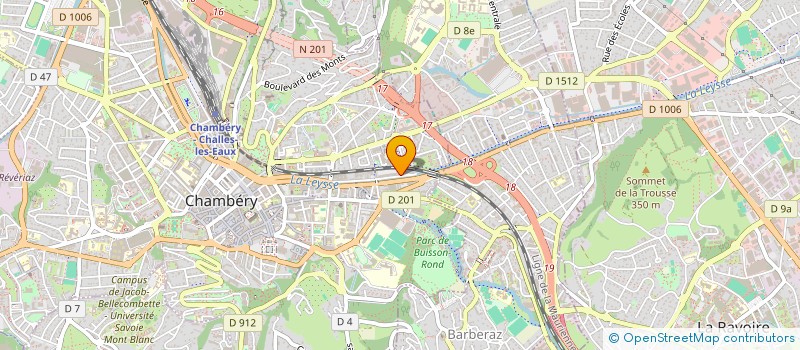 localisation de l'entreprise MONSIEUR PAULO BENTO PEREIRA DOMINGUES  CHAMBERY