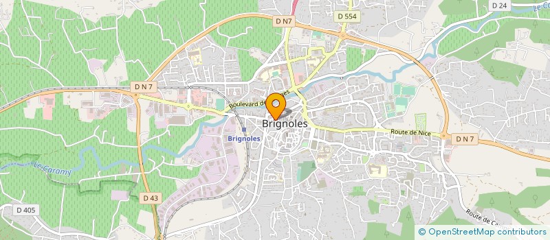 localisation de l'entreprise MONSIEUR PAULO BESSA COELHO  BRIGNOLES