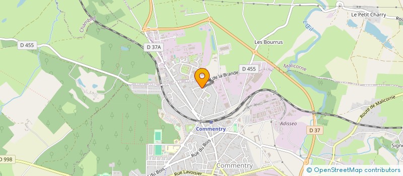 localisation de l'entreprise MONSIEUR PAULO BRANDAO  COMMENTRY