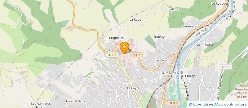 localisation de l'entreprise MONSIEUR PAULO CARNIM  MILLAU