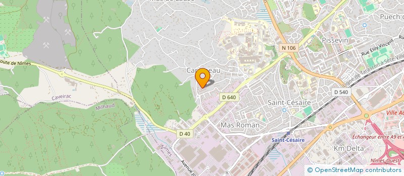 localisation de l'entreprise MONSIEUR PAULO CASTRO DE OLIVEIRA  NIMES