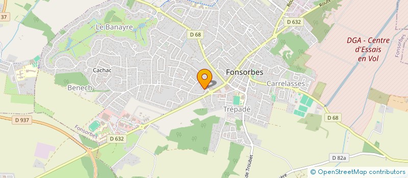 localisation de l'entreprise MONSIEUR PAULO CESAR COUTO TEIXEIRA  FONSORBES