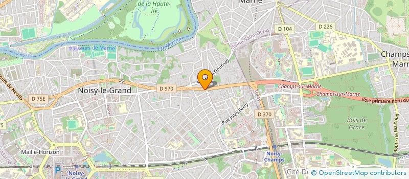 localisation de l'entreprise MONSIEUR PAULO CHRISTOVAO  NOISY-LE-GRAND