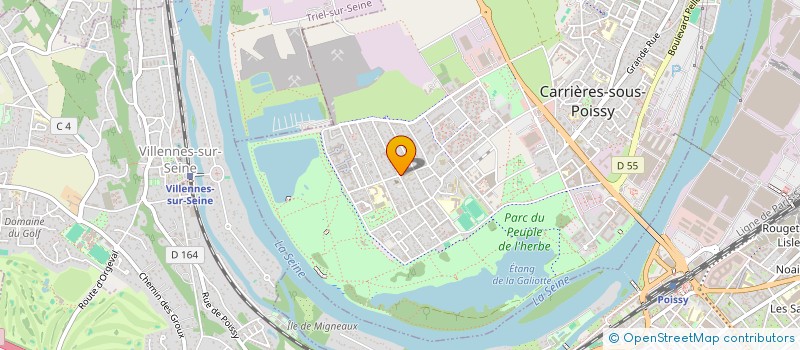 localisation de l'entreprise MONSIEUR PAULO CINTRA FERREIRA  CARRIERES-SOUS-POISSY