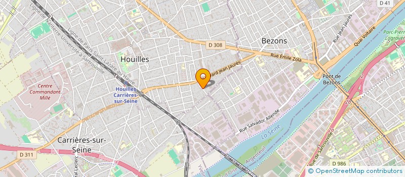 localisation de l'entreprise MONSIEUR PAULO COELHO DE SOUSA PATRICIO  HOUILLES