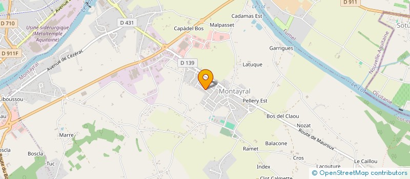 localisation de l'entreprise MONSIEUR PAULO CORREIA  MONTAYRAL