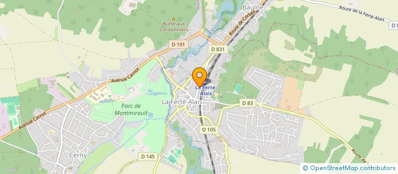 localisation de l'entreprise MONSIEUR PAULO DA COSTA LEITE  LA FERTE-ALAIS