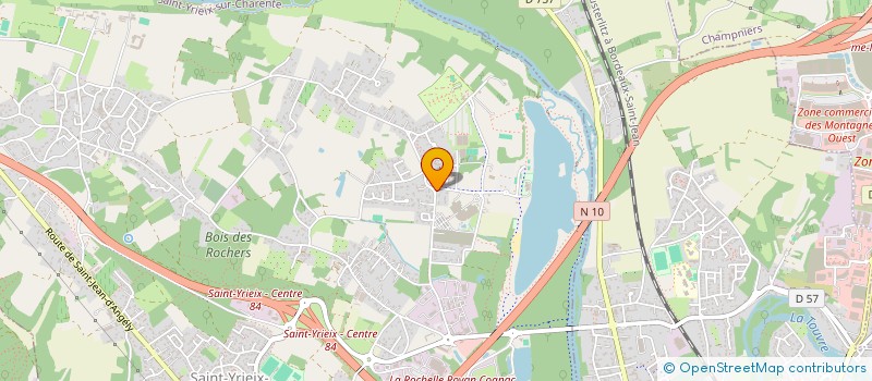 localisation de l'entreprise MONSIEUR PAULO DA SILVA  SAINT-YRIEIX-SUR-CHARENTE